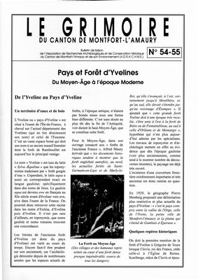 Le Gimoire du Canton de Montfort-l`Amaury n54-55